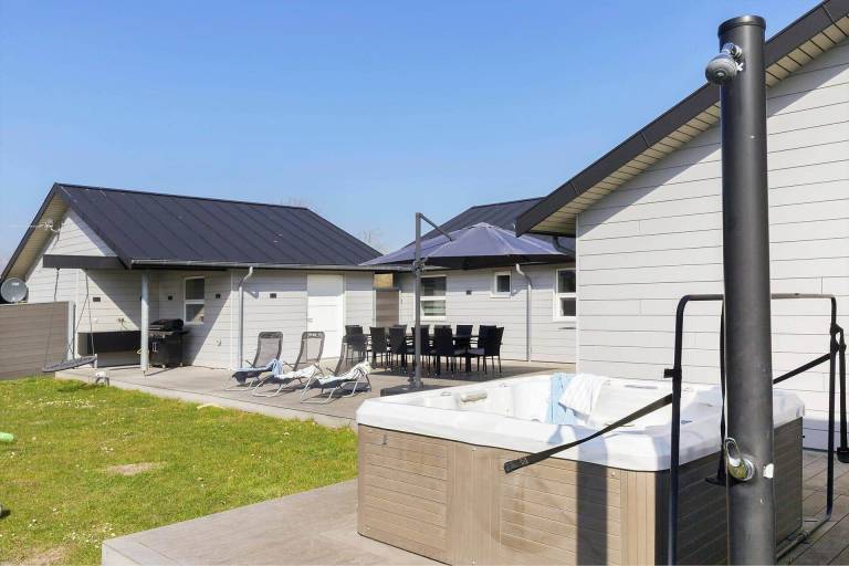 Ferienhaus mit Hund in Øer Strand, Ostjütland für max. 12 Personen