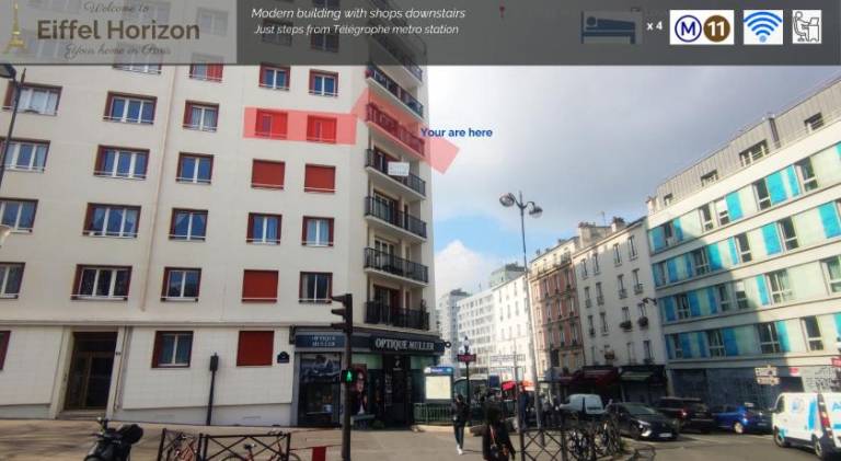 Paris 20 - T4 78m2 familial au pied du metro — photo 3
