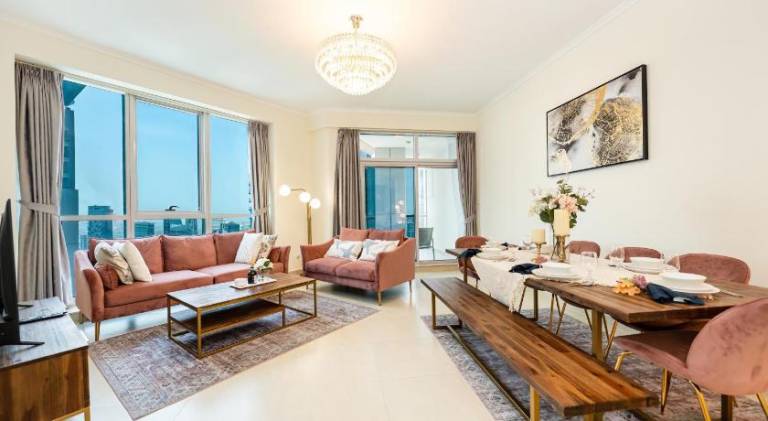 Pleasant rental apartment with private pool & sauna | Next to the beach | Pet-friendly in Abu Dhabi