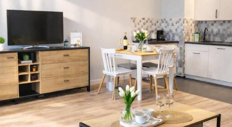 Apartment with patio | Perfect for remote work in Poznan