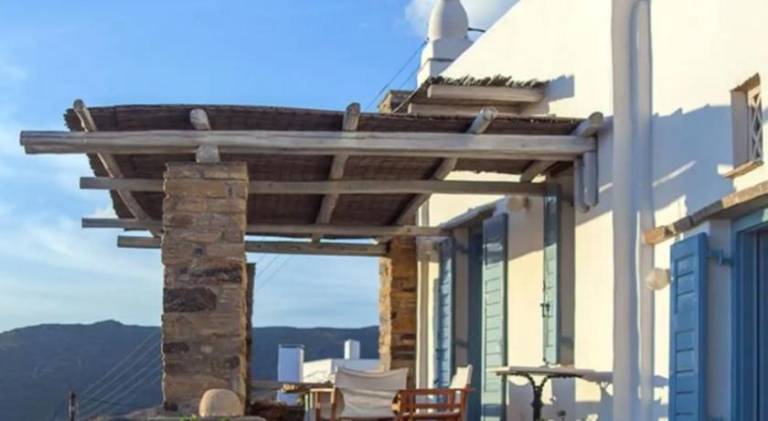House with garden, patio & barbecue in Tinos