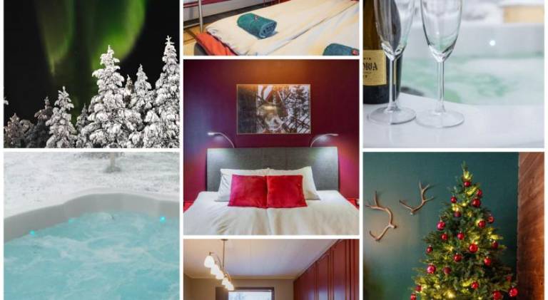 Villa Aurora Ounas - jacuzzi & sauna, next to ski center in Rovaniemi