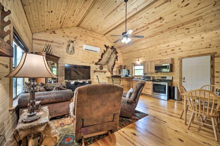 2 Rustic Cabins w/ Porches on Remote Ranch! — photo 4