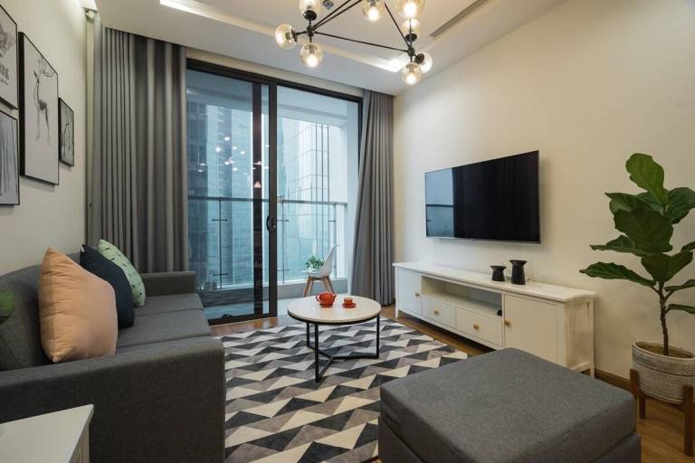 Rental apartment with patio, pool & garden | Good for workation in Hanoi