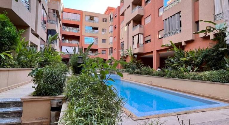 Rental apartment with pool in Marrakech