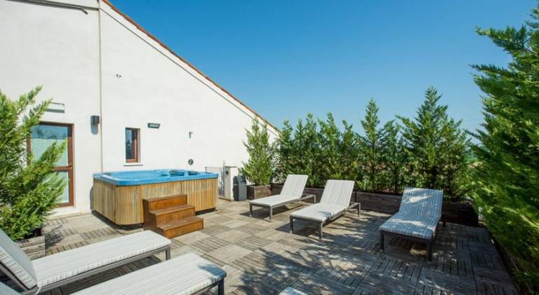 Farm with hot tub, terrace & yard — photo 3