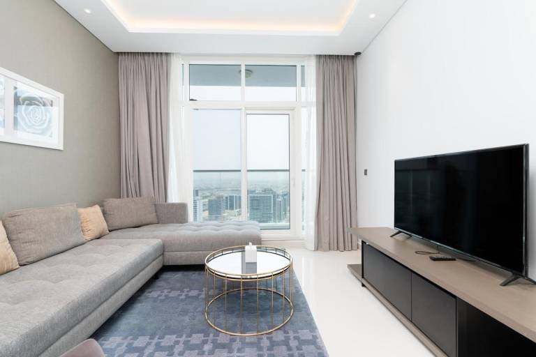 Fully equipped lovely vacation home with garden, pool & grill | Water view | Pet-friendly in Dubai