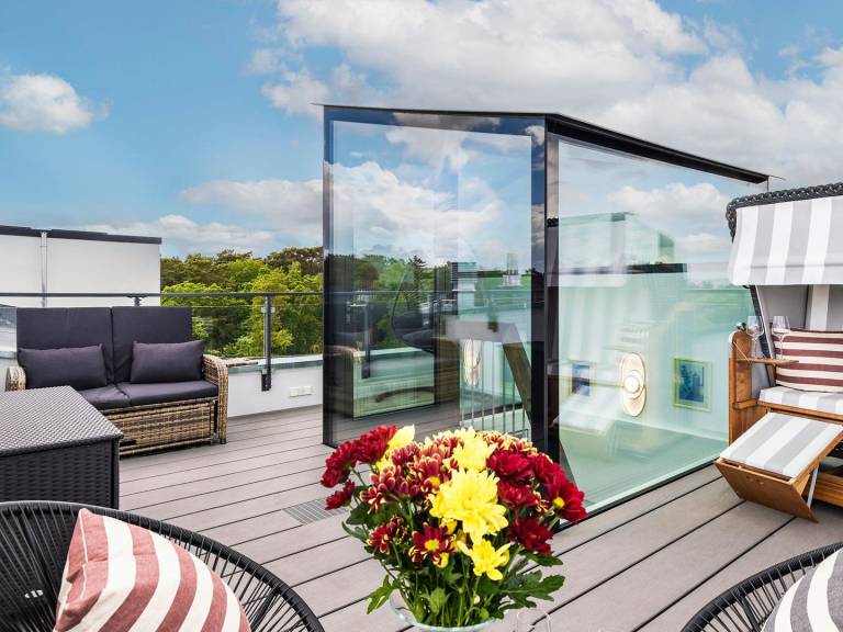 FeWo Malanya: Komfortables Dünen-Apartment 84 m² mit Dachterrasse & Meerblick — photo 2