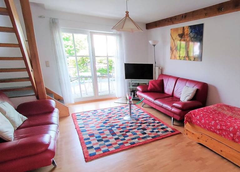 Ferienwohnung mit Hund in Meersburg f&uuml;r max. 2 Personen