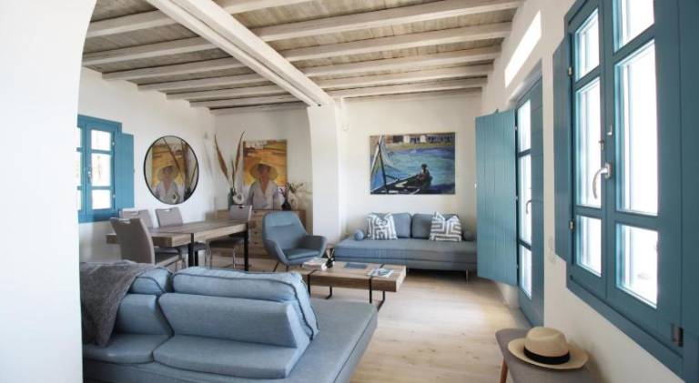 Fully equipped nice villa with BBQ, garden & terrace | Suitable for remote work | Pets allowed in Tinos