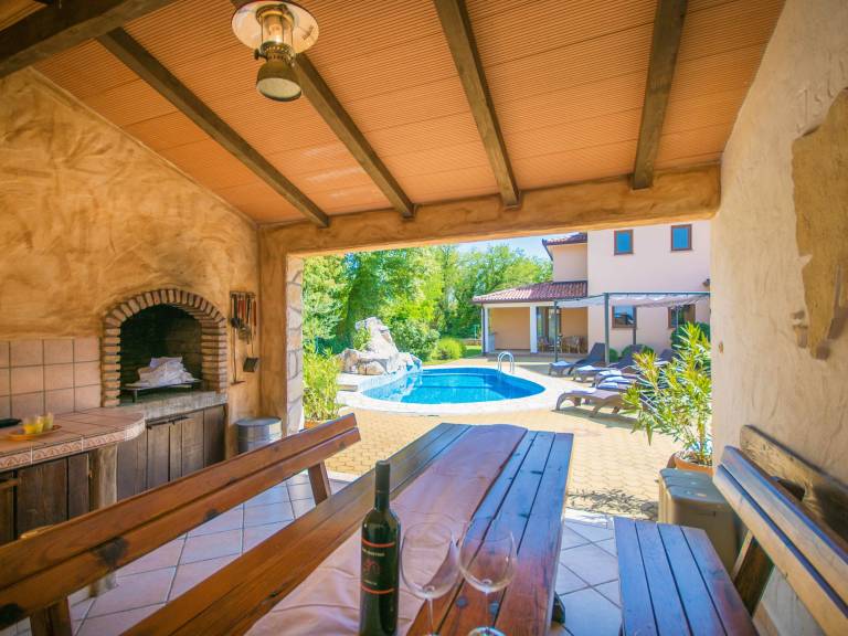 Rental with pool, patio & yard | Pool view — photo 5