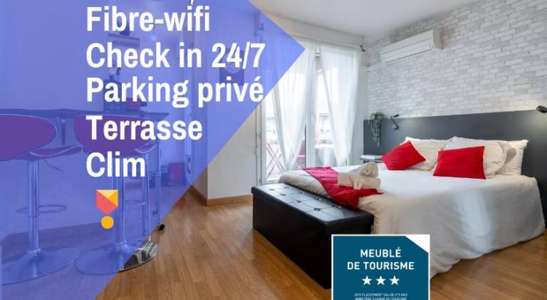 Apartment with pool | Suitable for remote work in Colomiers