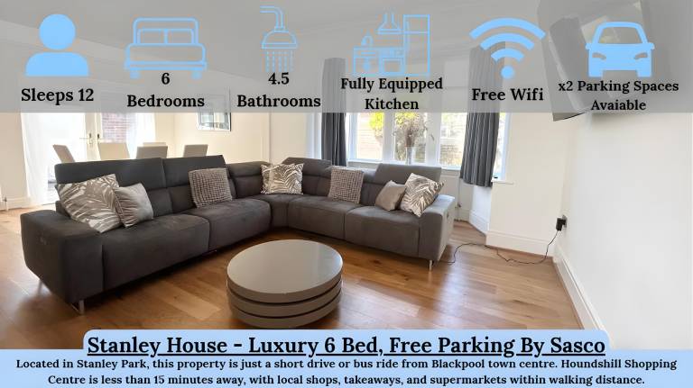 Vacation home with yard | Suitable for remote work in Blackpool
