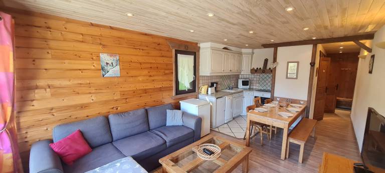 Apartment with yard in Les Deux Alpes