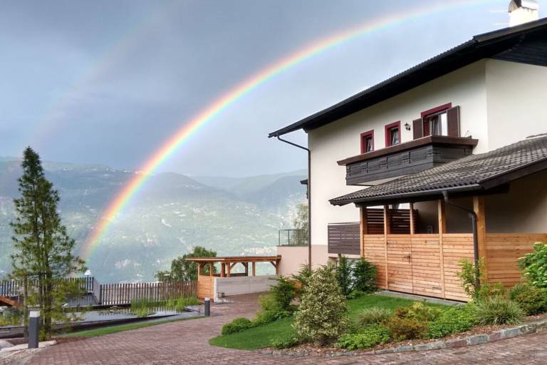 Ferienhaus mit Hund in Ackpfeif, Gargazon f&uuml;r max. 5 Personen
