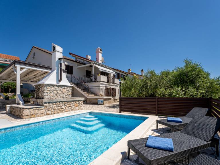 Ferienwohnung in Njivice für max. 4 Gäste