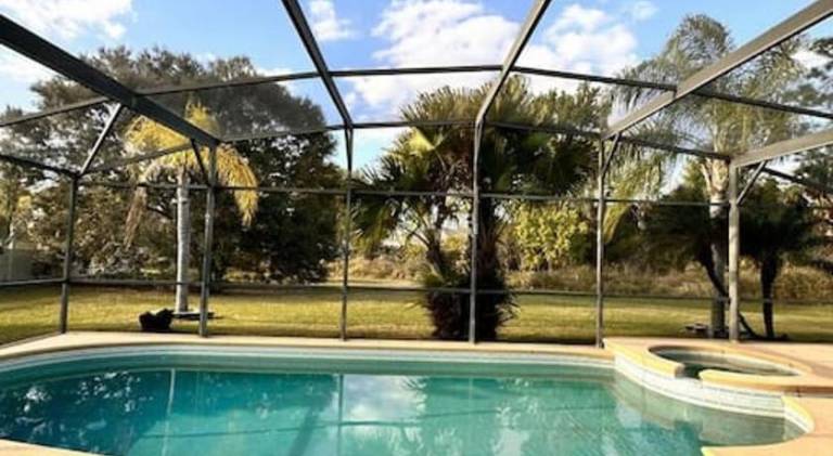 Vacation home with pool & jacuzzi | Dogs allowed in Kissimmee, FL