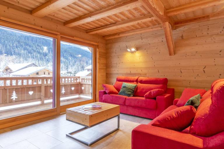 Chalet mit Hund in La Chapelle-d'Abondance, La Chapelle-d'Abondance f&uuml;r max. 15 Personen