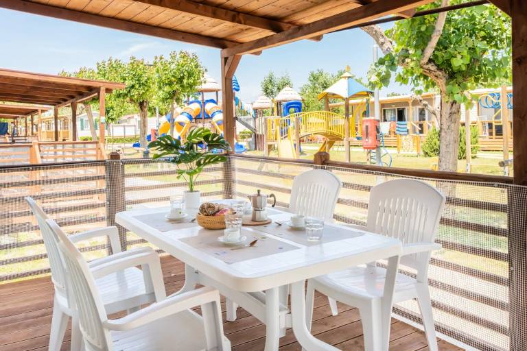 Mobilheim in Riccione, Misano Adriatico f&uuml;r max. 4 Personen, 