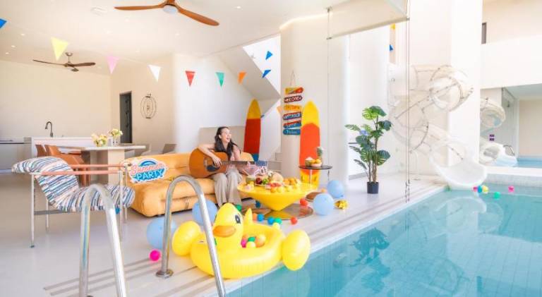Nice villa with BBQ & private pool | Good for workation | Pet-friendly in Pattaya