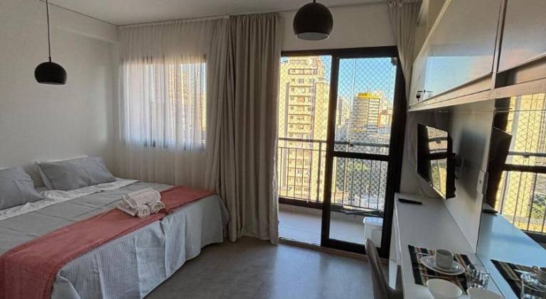 Pleasant apartment with pool | Next to Municipal Market | Dogs allowed in Paulista