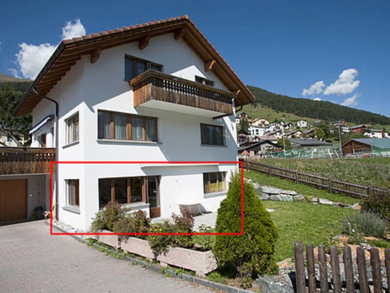 Beautiful rental apartment for 3 persons in Scuol