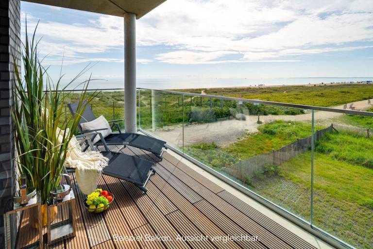 "BeachLoungeOne" Ferienwohnung am Strand mit Sonnenterrasse, Sauna & Meerblick — photo 4