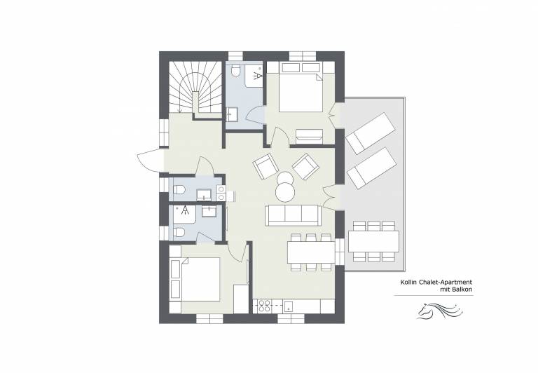 Child-friendly charming apartment with terrace & garden | Mountain view | Ski nearby | Pets allowed — photo 2
