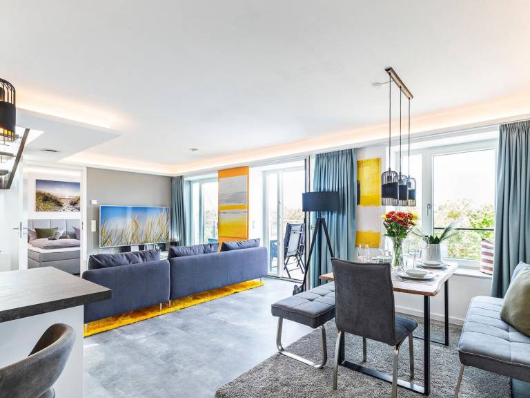 FeWo Malanya: Komfortables Dünen-Apartment 84 m² mit Dachterrasse & Meerblick — photo 3