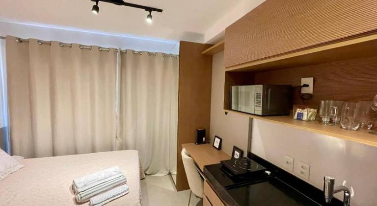Holiday apartment with pool in Paulista
