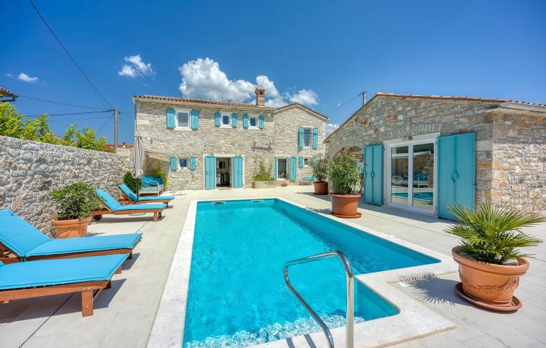 Ferienhaus in Selina, Sveti Lovreč f&uuml;r max. 6 Personen