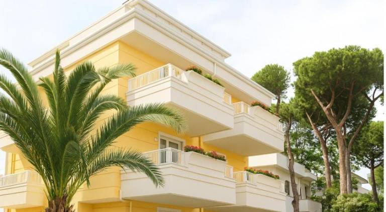 Serviced apartment with yard in Misano Adriatico