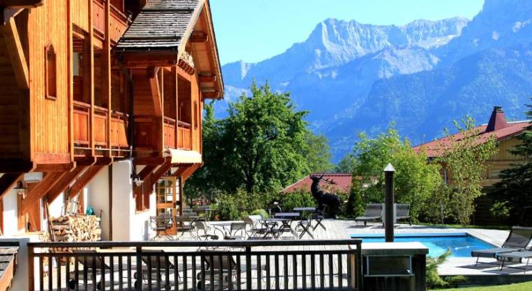 Big chalet with pool & hot tub | Pets allowed in Combloux