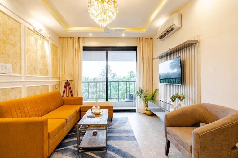 Rental apartment with pool in Calangute