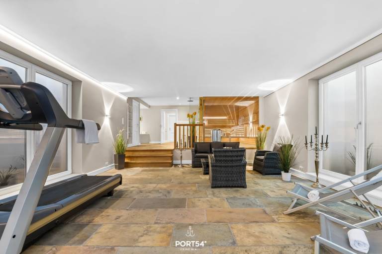 Luxushaushälfte unter Reet mit Garten, Sauna und Fitness — photo 3
