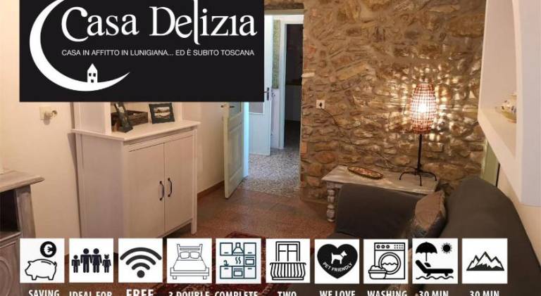 Vacation home with 3 rooms for 6 persons in Fivizzano