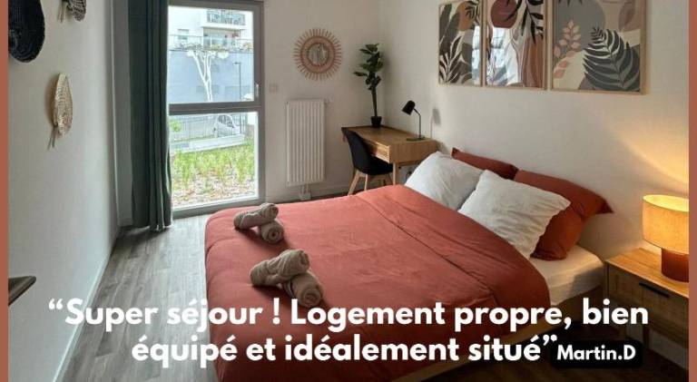 Rental apartment with terrace | Perfect for remote work in Angers