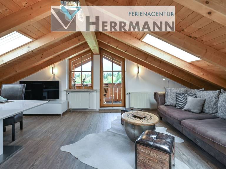 Ferienwohnung mit Hund inFüssen Allgäu f&uuml;r max. 2 Personen