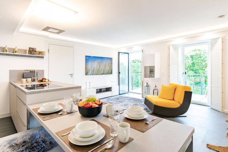 FeWo GiGi: Komfort-Ferienwohnung 80 m² mit 2 Bädern & Meerblick– Prora — photo 4