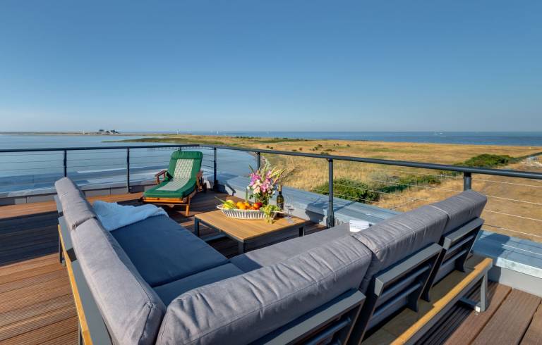 Luxusvilla "Leuchtturm" am Wasser mit Garten, Dachterrasse, Sauna und Meerblick — photo 3