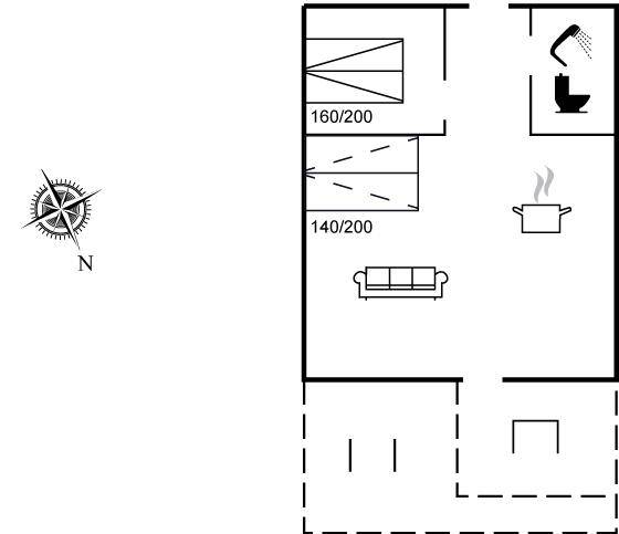45 m² Ferienwohnung ∙ 1 Schlafzimmer ∙ 4 Gäste – Bild 32