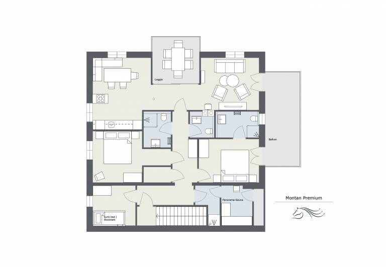 Apartment with garden & sauna | Mountain view — photo 2