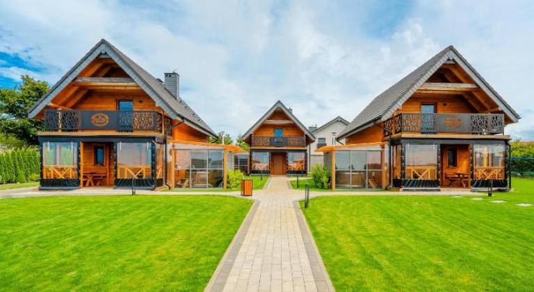 Vacation home with terrace, sauna & yard in Ustron