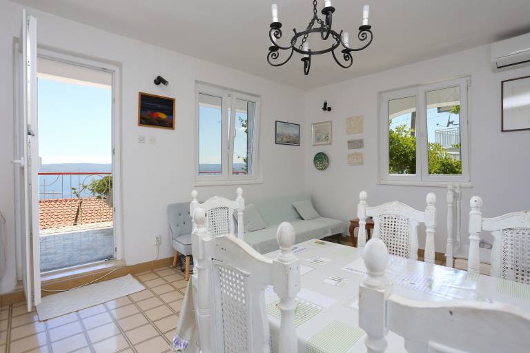 Two bedroom apartment with terrace and sea view Pisak, Omiš (A-1006-a) — photo 4
