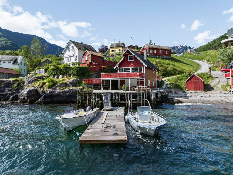 Ferienhaus mit Hund in Vik, Sognefjorden für max. 8 Gäste
