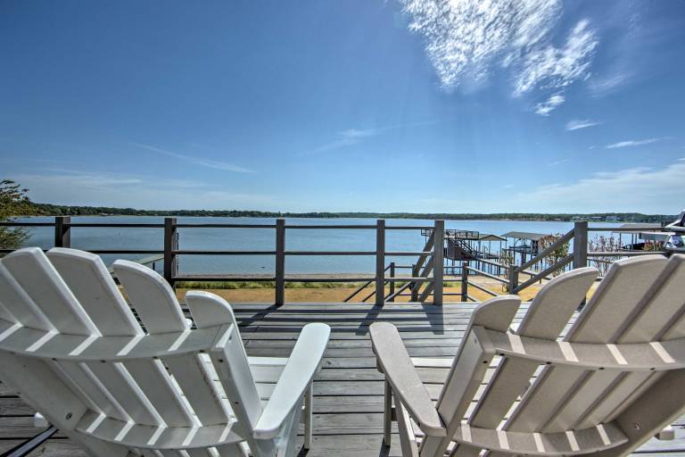 Modern Cedar Creek Lake Retreat w Panoramic View