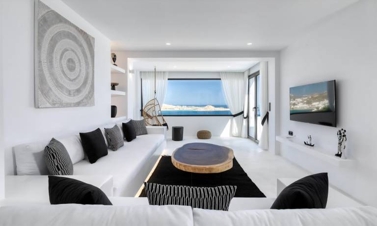 MBC Psarou Black Villa 1 5 Bedrooms Mykonos