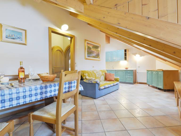 Ferienwohnung in Fontanazzo, Mazzin für max. 4 Gäste