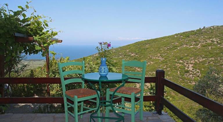 Rental apartment with patio & garden | Dogs allowed in Thasos