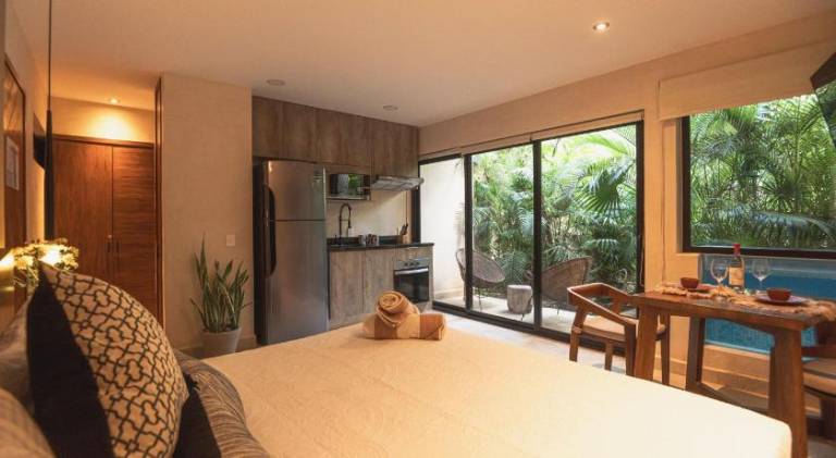 Rental apartment with pool in Tulum
